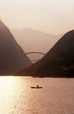 The Three Gorges or Yangtze Gorges span from the western—upriver cities of Fengjie and Yichang in Chongqing Municipality eastward—downstream to Hubei province.<br/><br/>

The Yangtze River (Chang Jiang)—Three Gorges region has a total length of approximately 200 kilometres (120 mi). The Three Gorges occupy approximately 120 kilometres (75 mi) within this region.<br/><br/> 

The Chang Jiang (Yangzi River) is the longest river in China and third longest in the world. Known upstream as the Golden Sand River, it flows through the geographical, spiritual and historical heart of China.<br/><br/>

From its source in the Tanggula Mountains of Qinghai province, the Yangzi flows southeast through Tibet as the Tongtian, turns south, then north as the Jinsha, and becomes the Yangzi proper after Yibin in Sichuan. Here, it swings eastwards once again, crossing Hubei, Hunan, Jiangxi, Anhui and Jiangsu provinces to reach the East China Sea at Shanghai. Its source-to-mouth length is 6,300 km (3,915 miles).